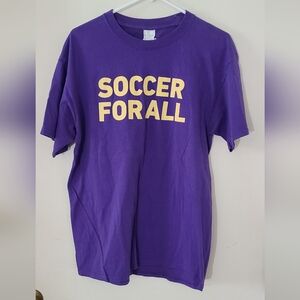 Orlando City Soccer For All Purple Graphic Tee Large